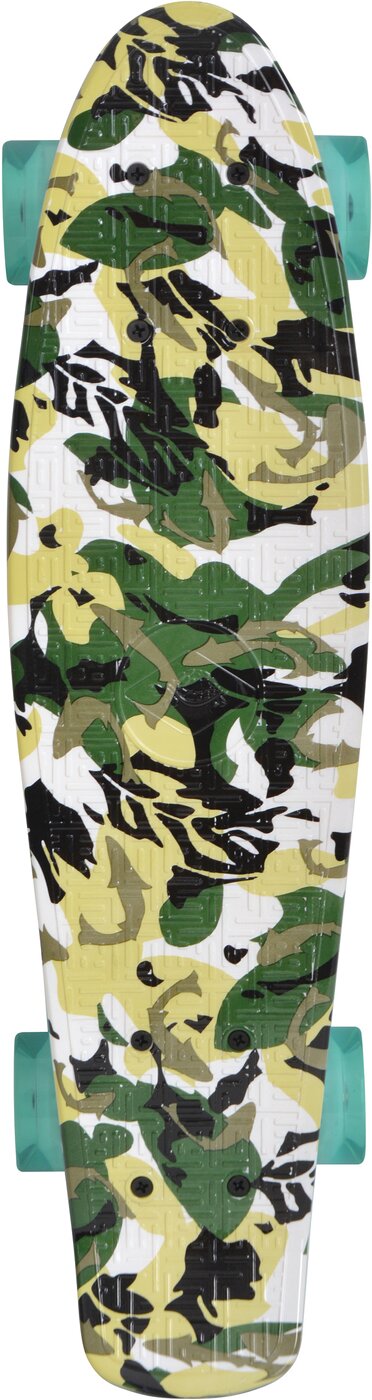 Retro Skateboard FREE SPIRIT 22´ Camouflage KEINE FARBE – Bild 2