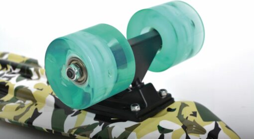 Retro Skateboard FREE SPIRIT 22´ Camouflage KEINE FARBE – Bild 5