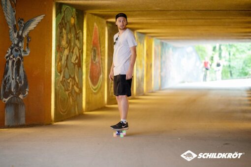 Retro Skateboard FREE SPIRIT 22´ Camouflage KEINE FARBE – Bild 6