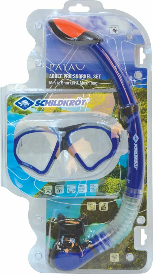 Schnorchel Set PALAU (2-teilig, im Blister + Meshbag) KEINE FARBE – Bild 2
