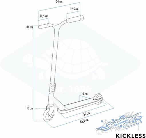 Stunt Scooter KICKLESS Piano KEINE FARBE – Bild 3