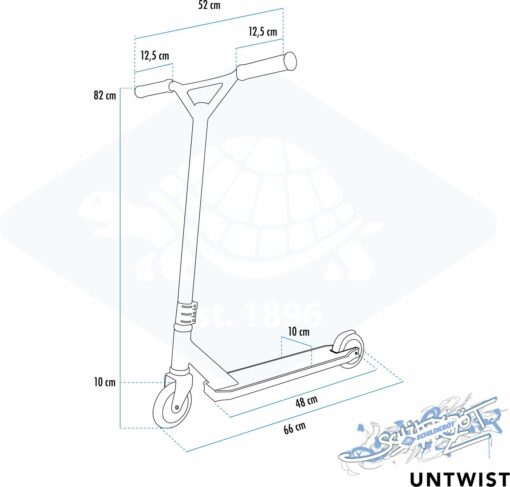 Stunt Scooter UNTWIST Ocean KEINE FARBE – Bild 9