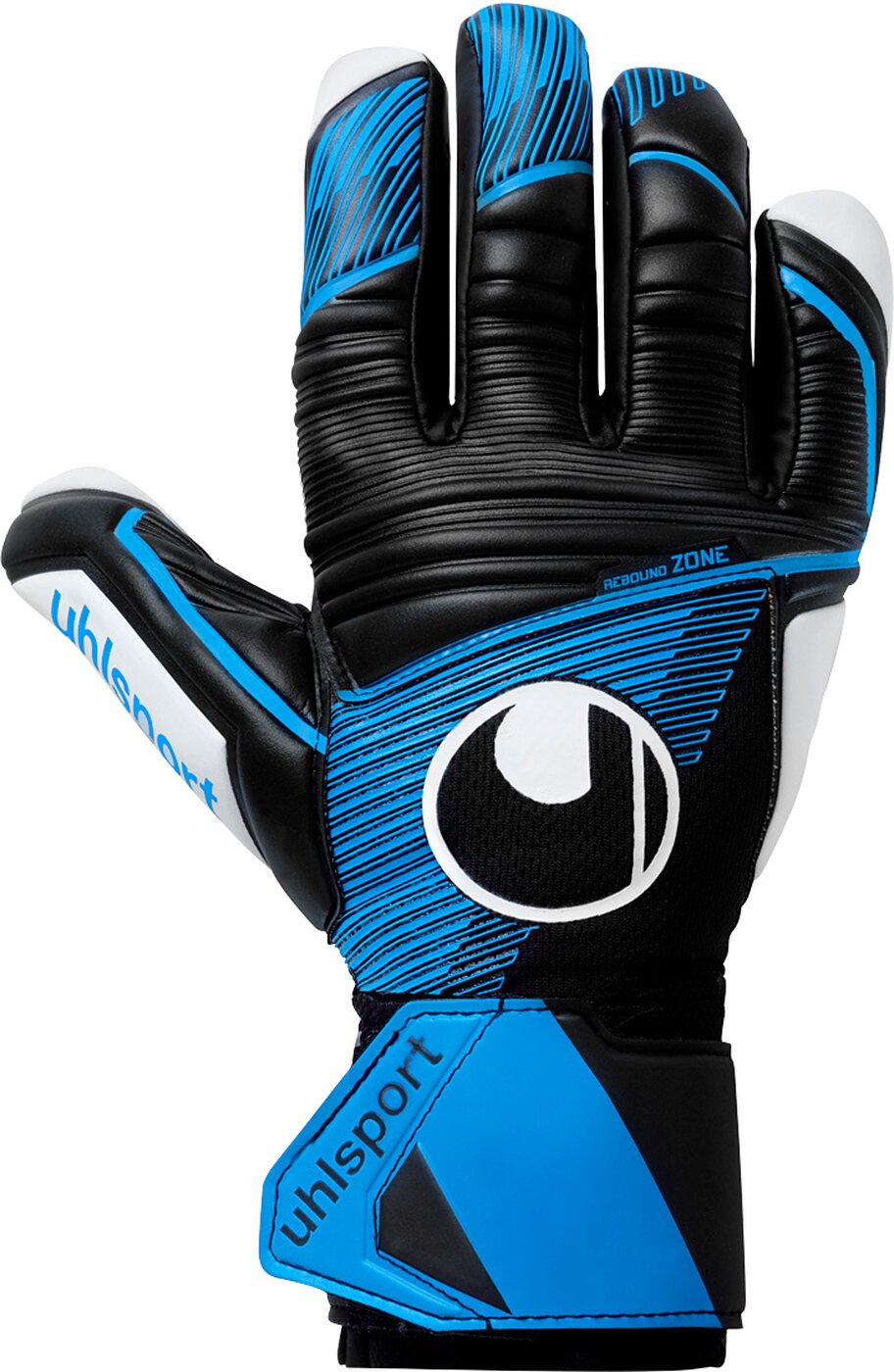 uhlsport Soft HN Comp SCHWARZ/FLUO BLAU/WEIß