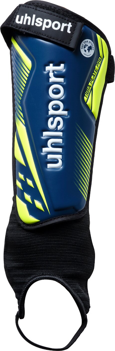 Tibia Plate Pro MARINE/FLUO GELB