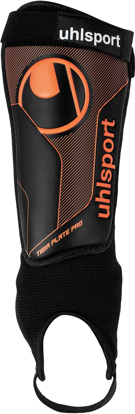 TIBIA PLATE PRO SCHWARZ/FLUO ORANGE