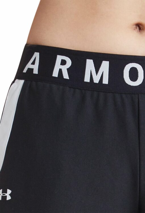 PLAY UP 2-IN-1 SHORTS BLACK / BLACK / WHITE – Bild 6