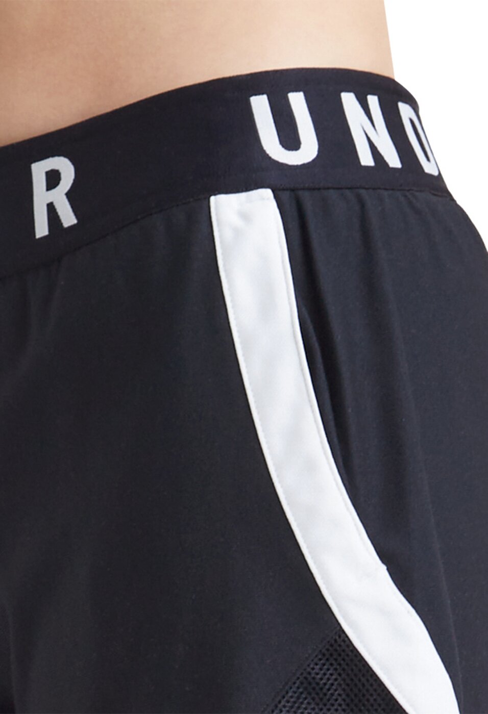 PLAY UP 2-IN-1 SHORTS BLACK / BLACK / WHITE – Bild 8