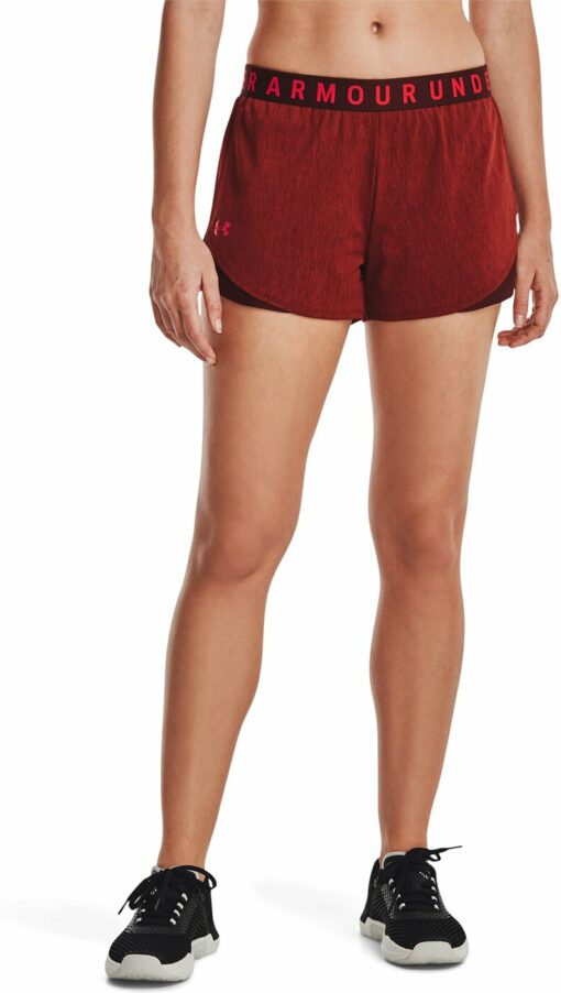 PLAY UP TWIST SHORTS 3.0 690 CHESTNUT RED