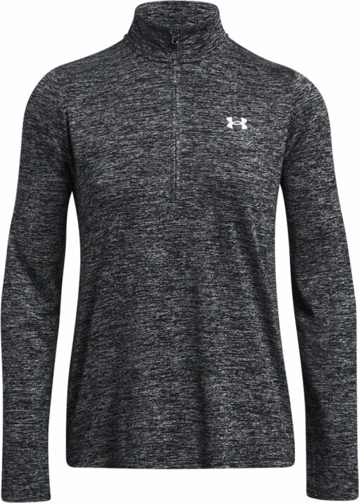 TECH 1/2 ZIP- TWIST BLACK