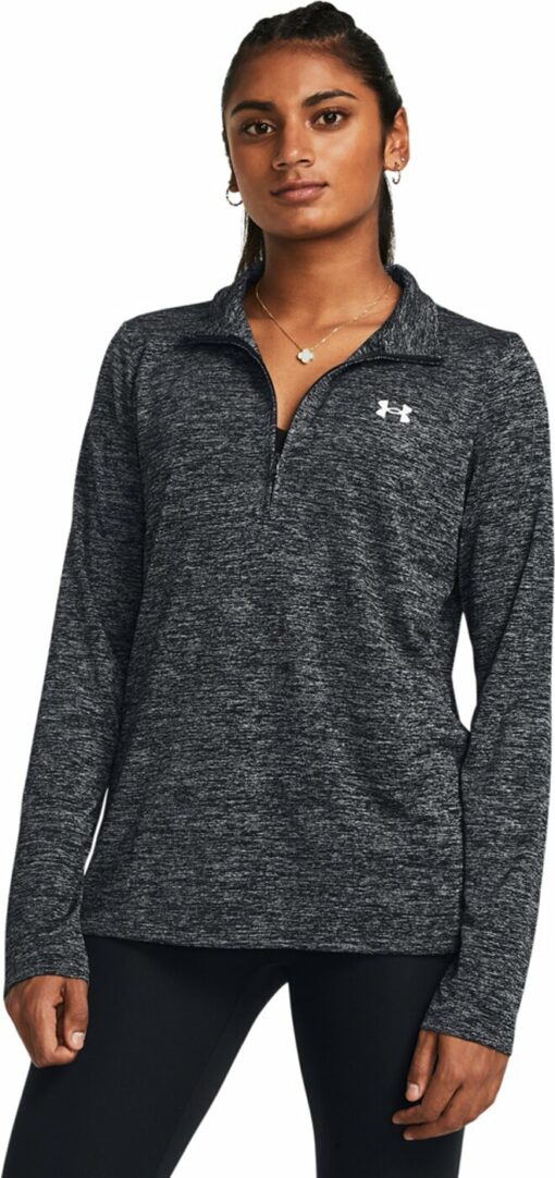 TECH 1/2 ZIP- TWIST BLACK – Bild 3