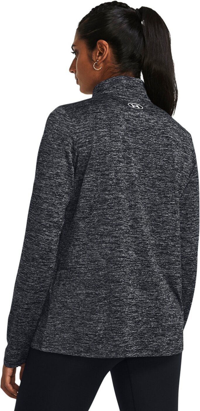 UNDER ARMOUR - TECH 1/2 ZIP- TWIST BLACK – Bild 4