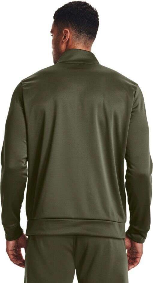 UA ARMOUR FLEECE 1/4 ZIP MARINE OD GREEN – Bild 4