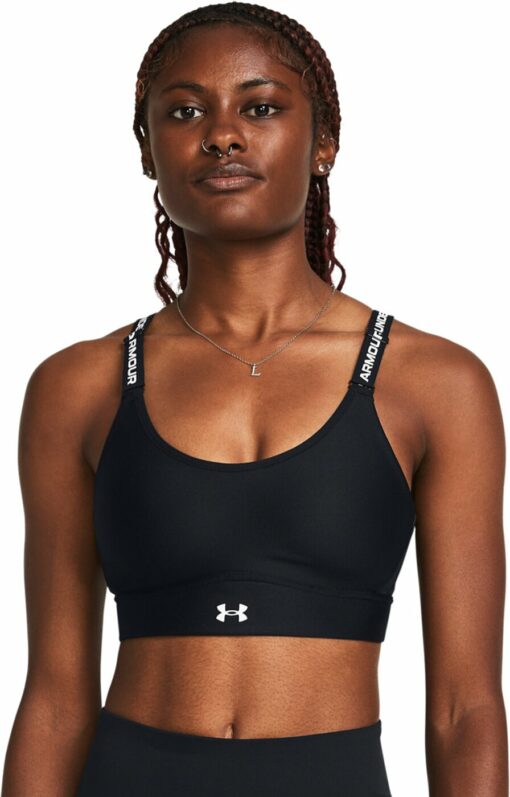 UA INFINITY MID 2.0 BRA BLACK