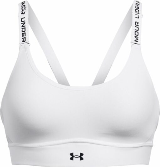 UA INFINITY MID 2.0 BRA WHITE