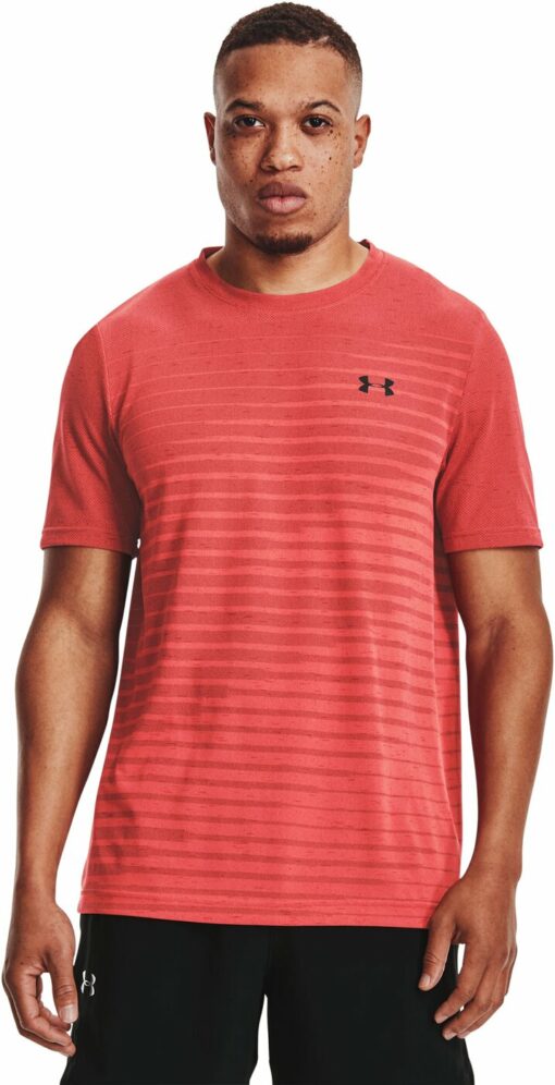 UA SEAMLESS FADE SS 690 VENOM RED