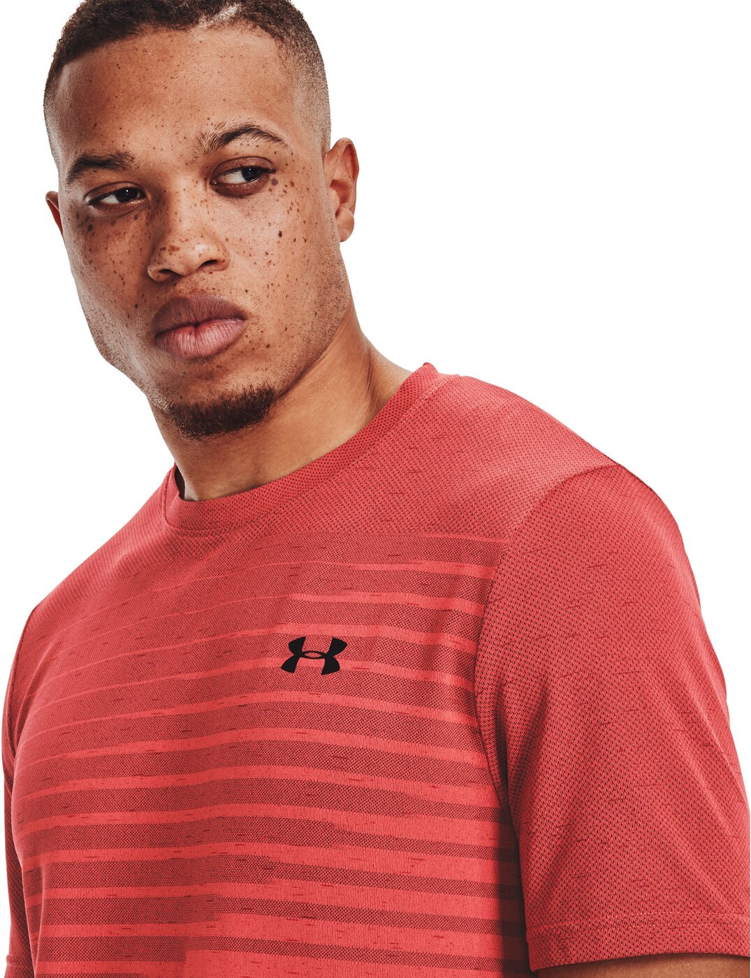 UA SEAMLESS FADE SS 690 VENOM RED – Bild 4