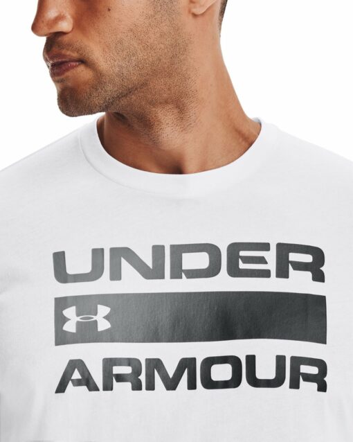 UA TEAM ISSUE WORDMARK SS 100 WHITE – Bild 6