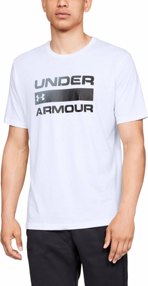 UA TEAM ISSUE WORDMARK SS 100 WHITE – Bild 7