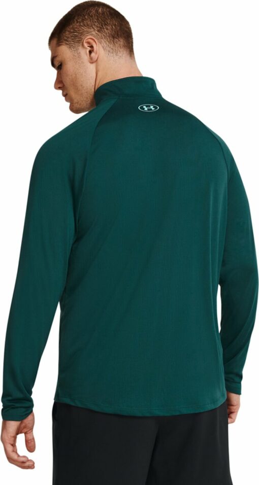 UA TECH 2.0 1/2 ZIP HYDRO TEAL – Bild 4