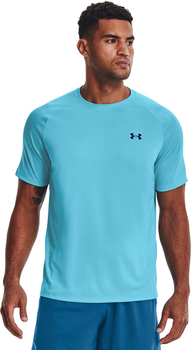 UA TECH 2.0 SS TEE 481 FRESCO BLUE