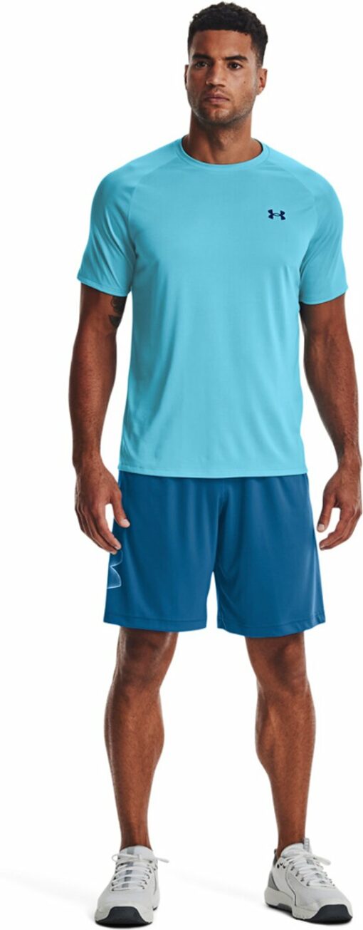 UA TECH 2.0 SS TEE 481 FRESCO BLUE – Bild 4