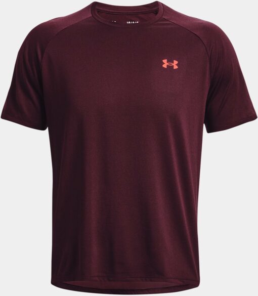 UA TECH 2.0 SS TEE NOVELTY DARK MAROON