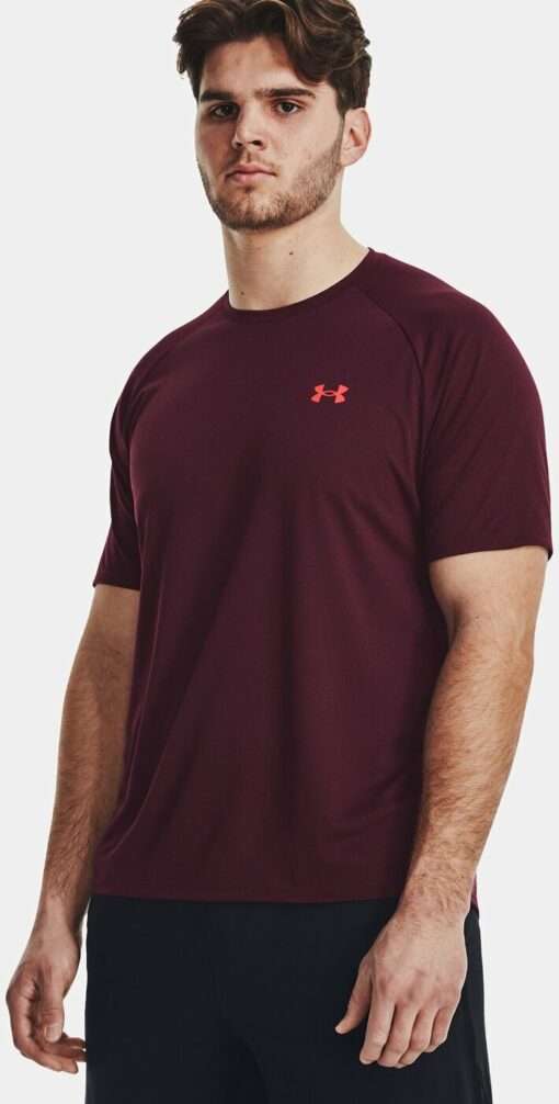 UA TECH 2.0 SS TEE NOVELTY DARK MAROON – Bild 3