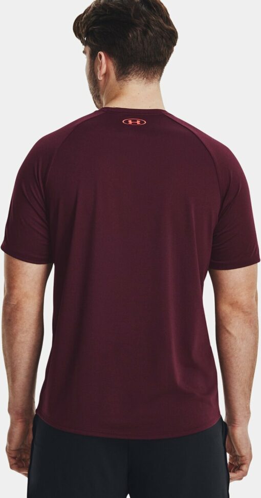 UA TECH 2.0 SS TEE NOVELTY DARK MAROON – Bild 4