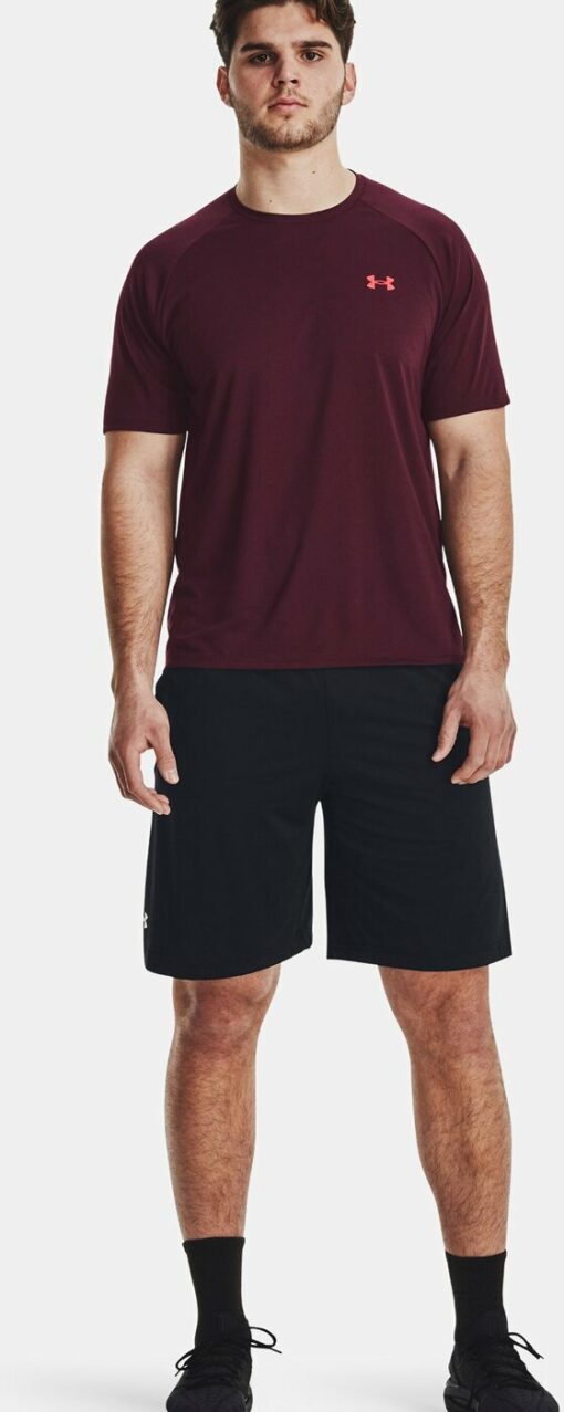 UA TECH 2.0 SS TEE NOVELTY DARK MAROON – Bild 5