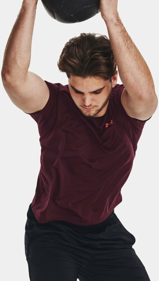 UA TECH 2.0 SS TEE NOVELTY DARK MAROON – Bild 6