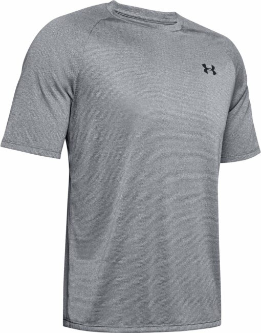 UA TECH 2.0 SS TEE NOVELTY PITCH GRAY
