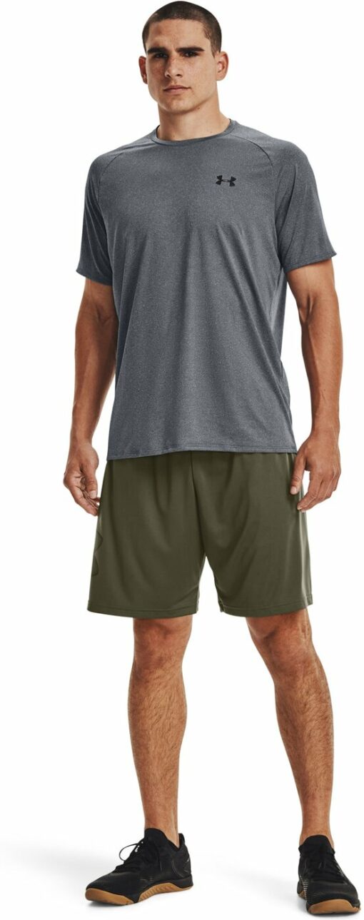 UA TECH 2.0 SS TEE NOVELTY PITCH GRAY – Bild 5