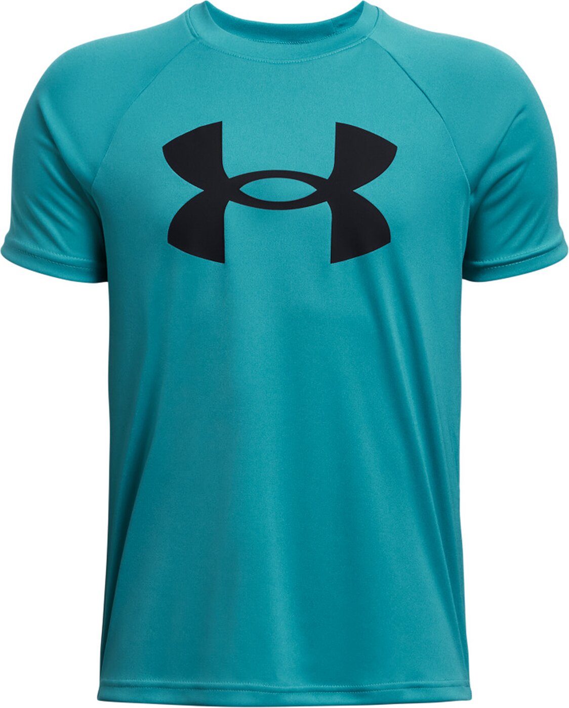 UA TECH BIG LOGO SS CIRCUIT TEAL