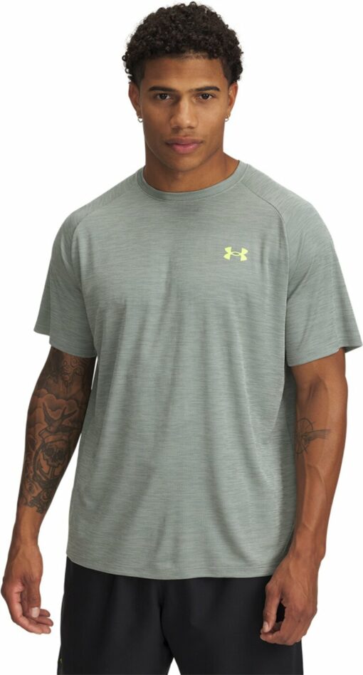 UA TECH TEXTURED SS SILICA GREEN