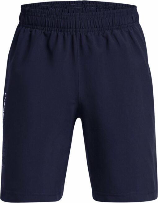 UA TECH WOVEN WORDMARK SHORT MIDNIGHT NAVY