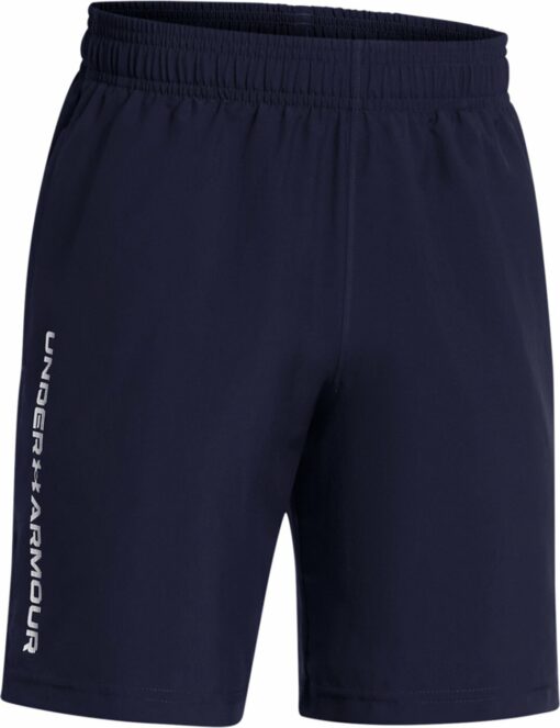 UA TECH WOVEN WORDMARK SHORT MIDNIGHT NAVY – Bild 3