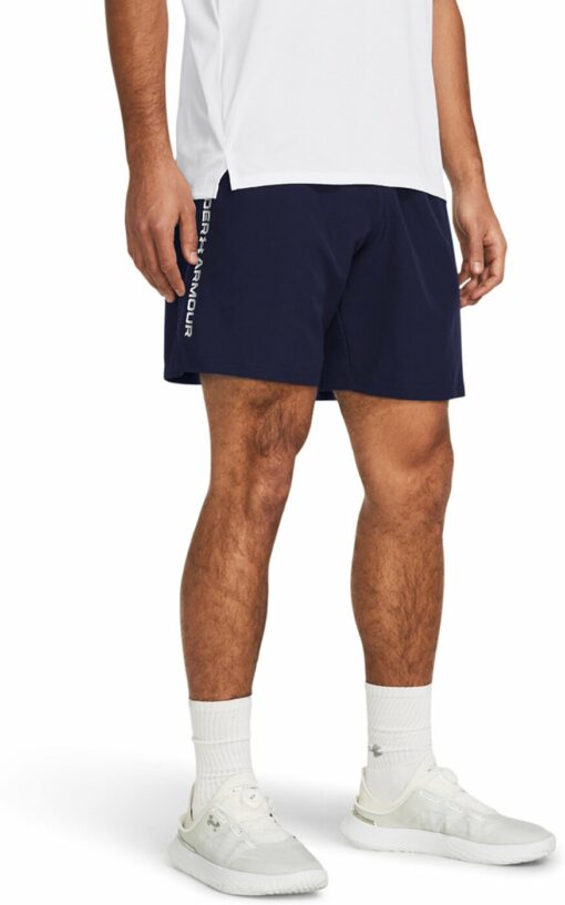 UA TECH WOVEN WORDMARK SHORT MIDNIGHT NAVY – Bild 3