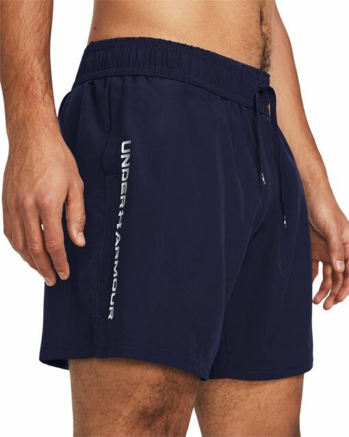 UA TECH WOVEN WORDMARK SHORT MIDNIGHT NAVY – Bild 6