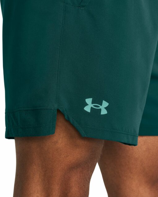 UA VANISH WOVEN 6IN SHORTS HYDRO TEAL – Bild 6
