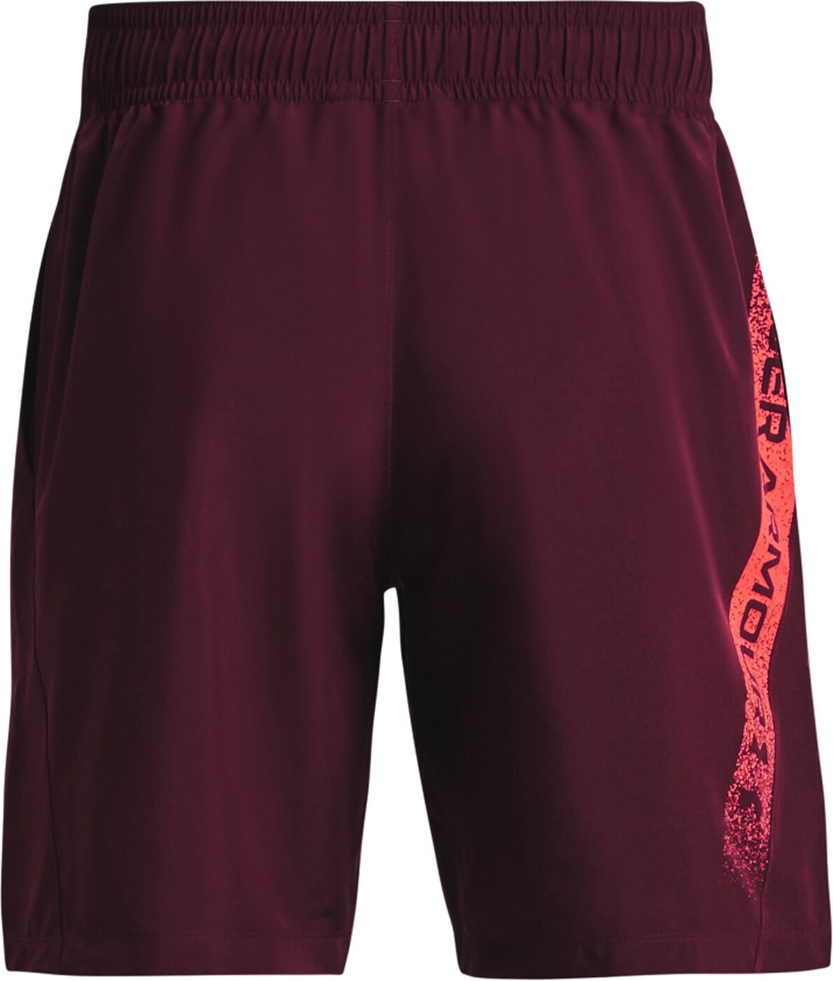 UNDER ARMOUR - UA WOVEN GRAPHIC SHORTS DARK MAROON – Bild 2