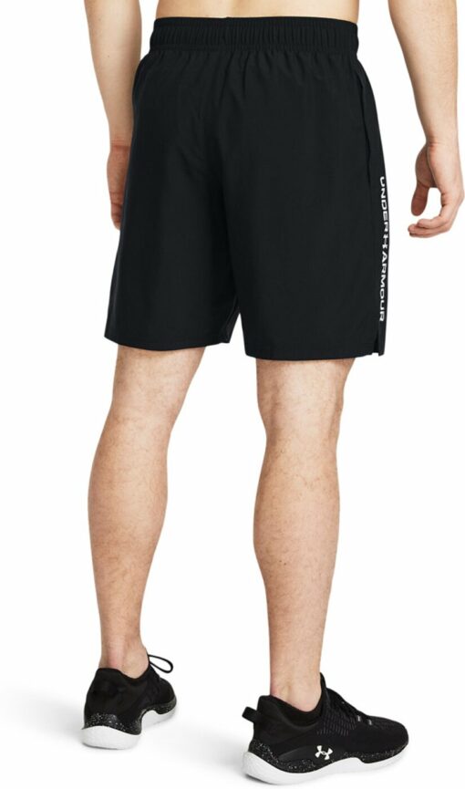 UA WOVEN WDMK SHORTS BLACK – Bild 4