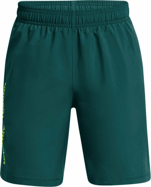 UA WOVEN WDMK SHORTS HYDRO TEAL