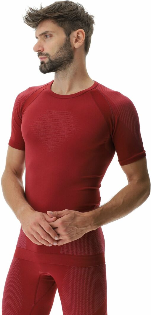 MAN EVOLUTYON UW SHIRT SH_SL SOFISTIC R/BORD/BORD – Bild 3