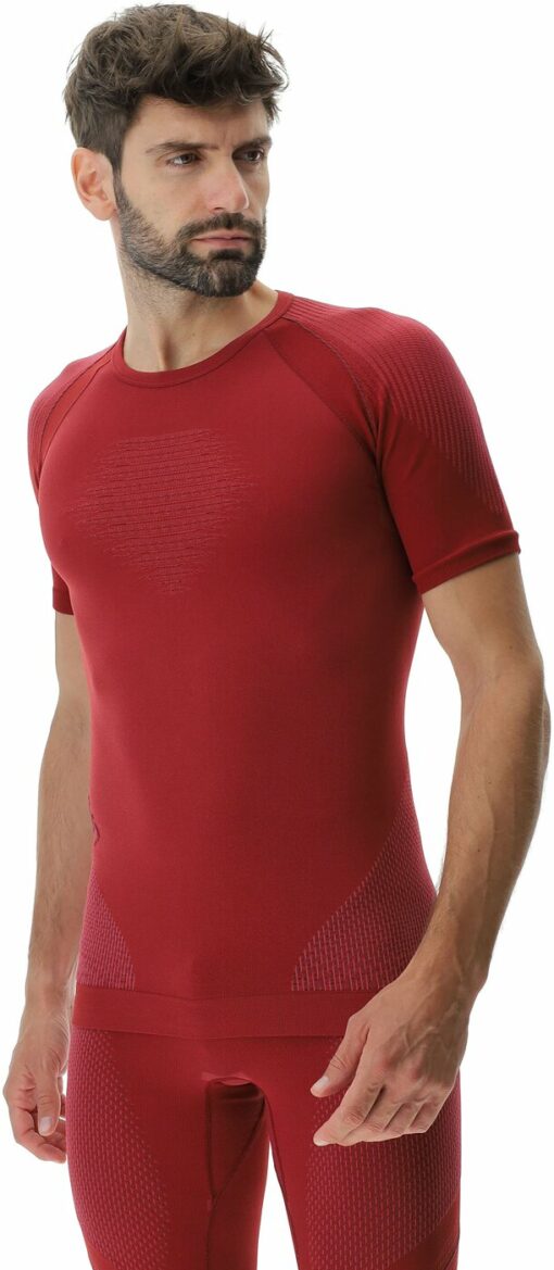 MAN EVOLUTYON UW SHIRT SH_SL SOFISTIC R/BORD/BORD – Bild 5