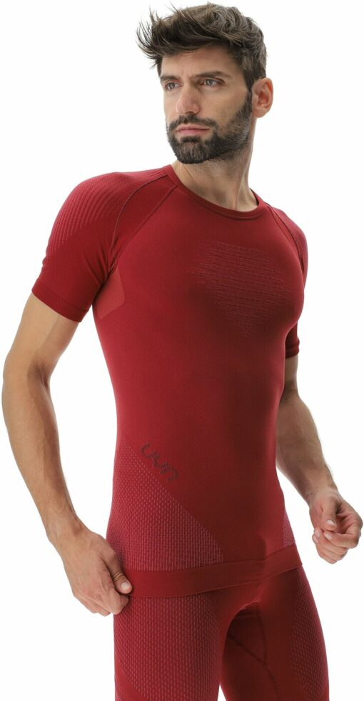 MAN EVOLUTYON UW SHIRT SH_SL SOFISTIC R/BORD/BORD – Bild 7