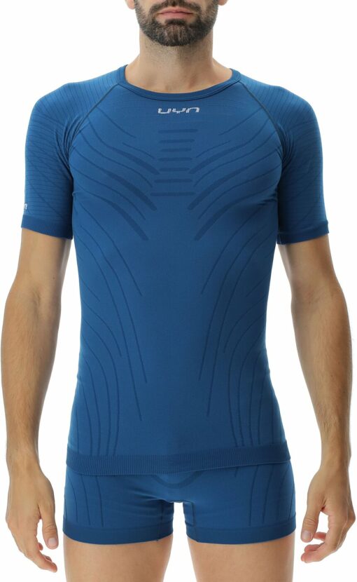 UYN MAN MOTYON 2.0 UW SHIRT SH_SL BLUE POSEIDON