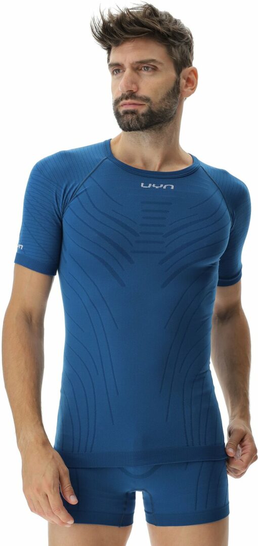 UYN MAN MOTYON 2.0 UW SHIRT SH_SL BLUE POSEIDON – Bild 3