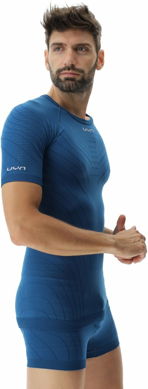 UYN MAN MOTYON 2.0 UW SHIRT SH_SL BLUE POSEIDON – Bild 5