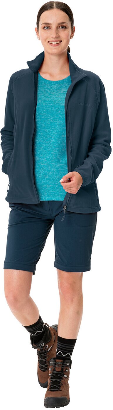 Wo Rosemoor Fleece Jacket II DARK SEA – Bild 5