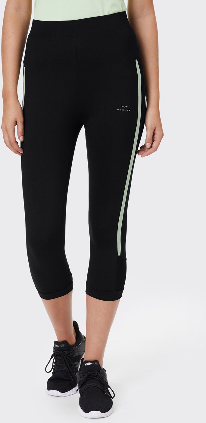 VENICE BEACH - VB_Kim D Tights 3/4 BLACK_PISTACHIO – Bild 3